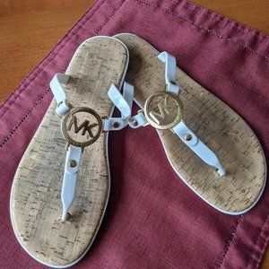 Michael Kors White Sandals Size 7